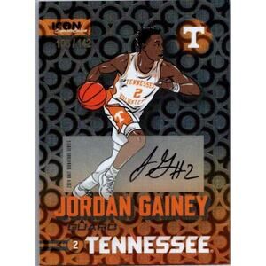 23-24 Onit Jordan Gainey Tennessee Volunteers Icon Holo Autograph Signature /142